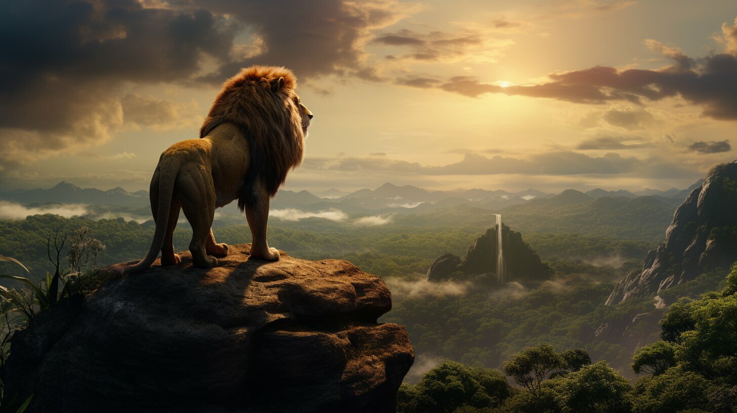 why are lions king of the jungle